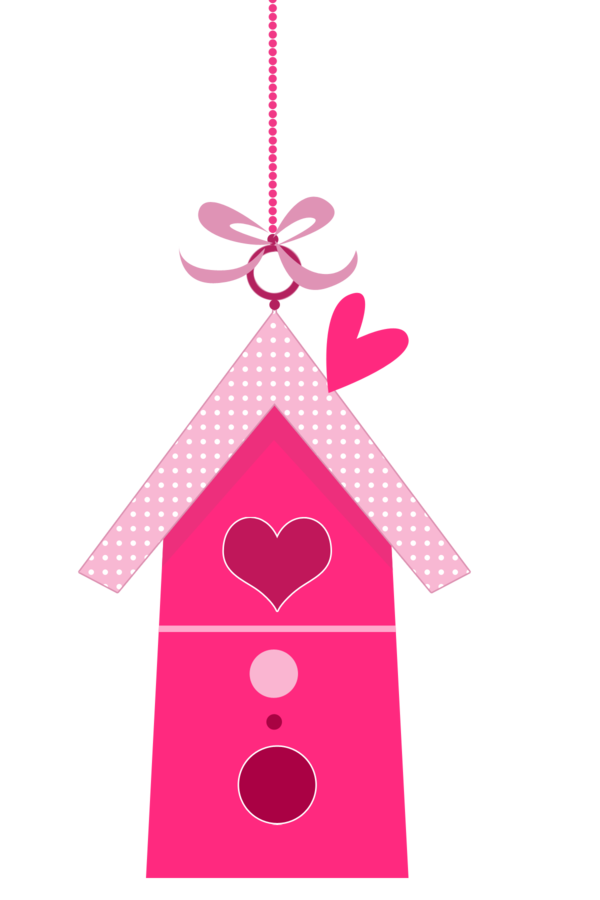 Pink in Love Birds Clipart. | Oh My Fiesta Wedding!