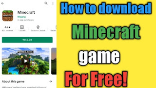 Minecraft game free mein kaise download karen