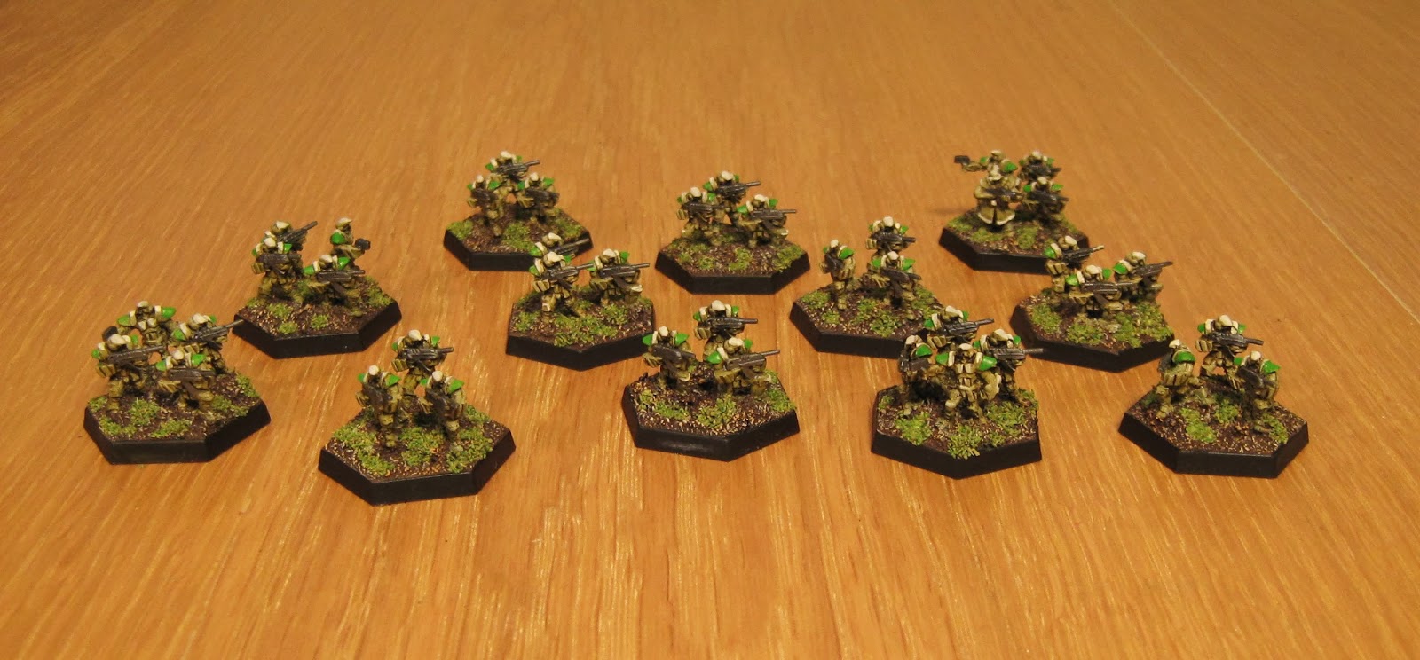 Heavy Gear Northern Infantry Stands Wargaming Hub