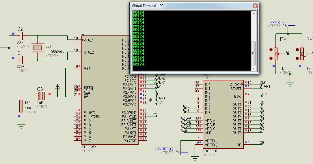 Hack Projects India Interfacing ADC(Analog to Digital Convert) in 8051