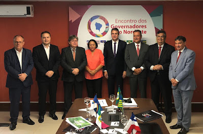Belivaldo discute pautas de interesse dos estados com demais governadores do Nordeste Belivaldo discute pautas de interesse dos estados com demais governadores do Nordeste