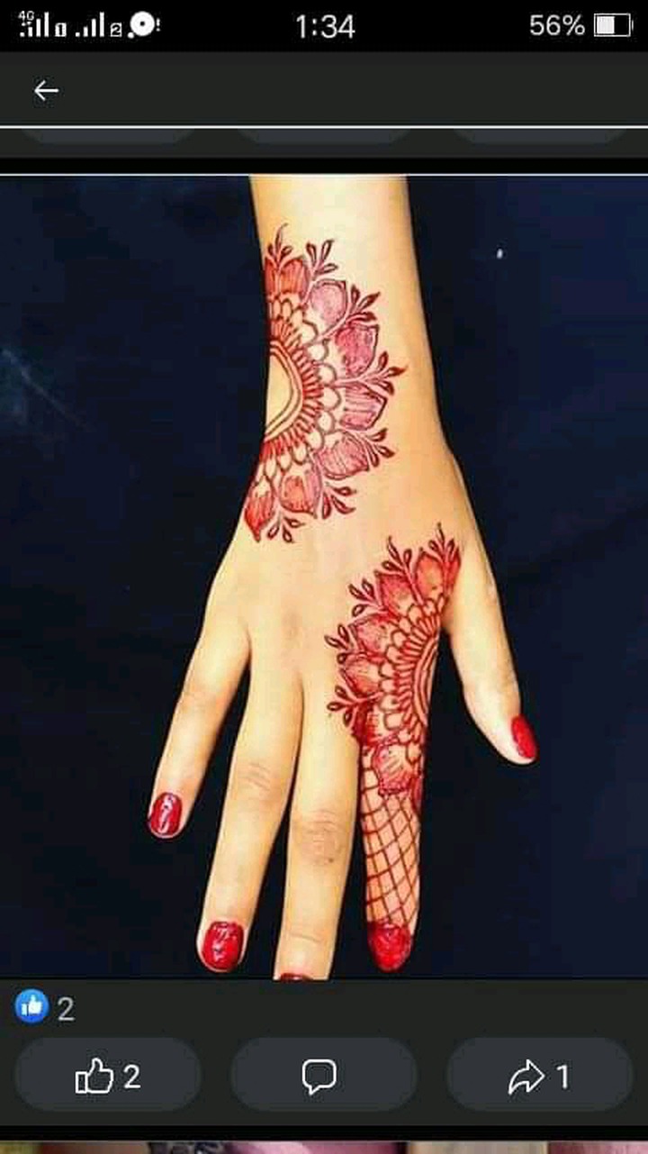 50 Beautiful Henna Designs and sellotape design cutting For the