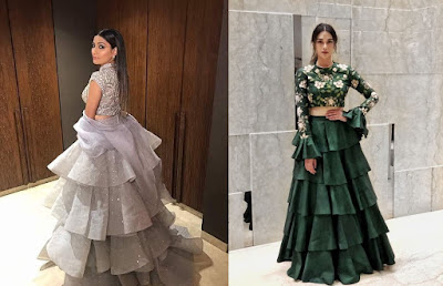 Ruffled lehengas are a great way to look drop-dead gorgeous and in style.