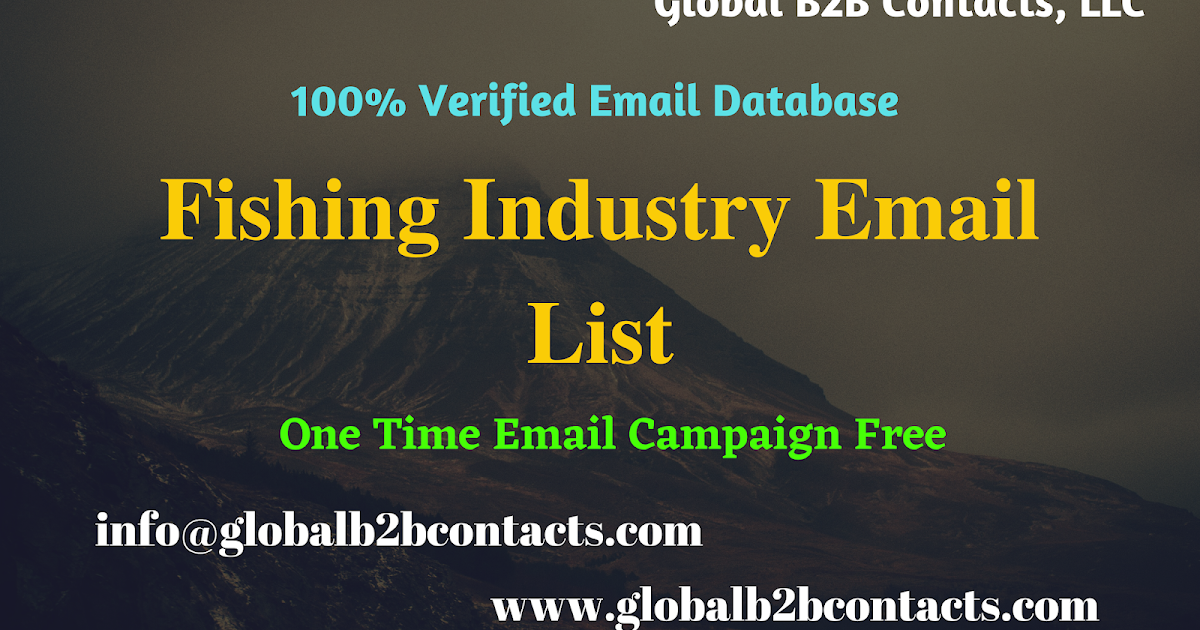 Fishing Industry Email List