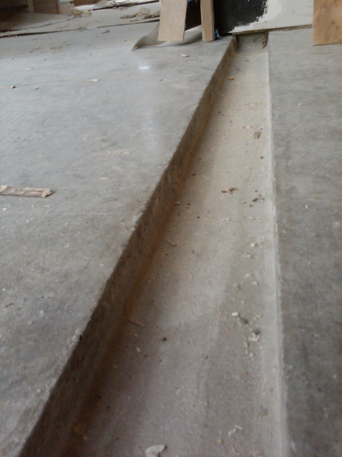 Custom Home Builder Hand Scribed Solid Wood Inlays In concrete