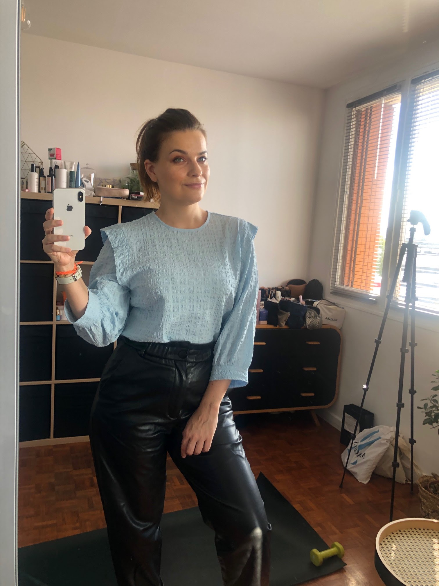 Seersucker blouse de Monki : j'aime d'amour son style 80s