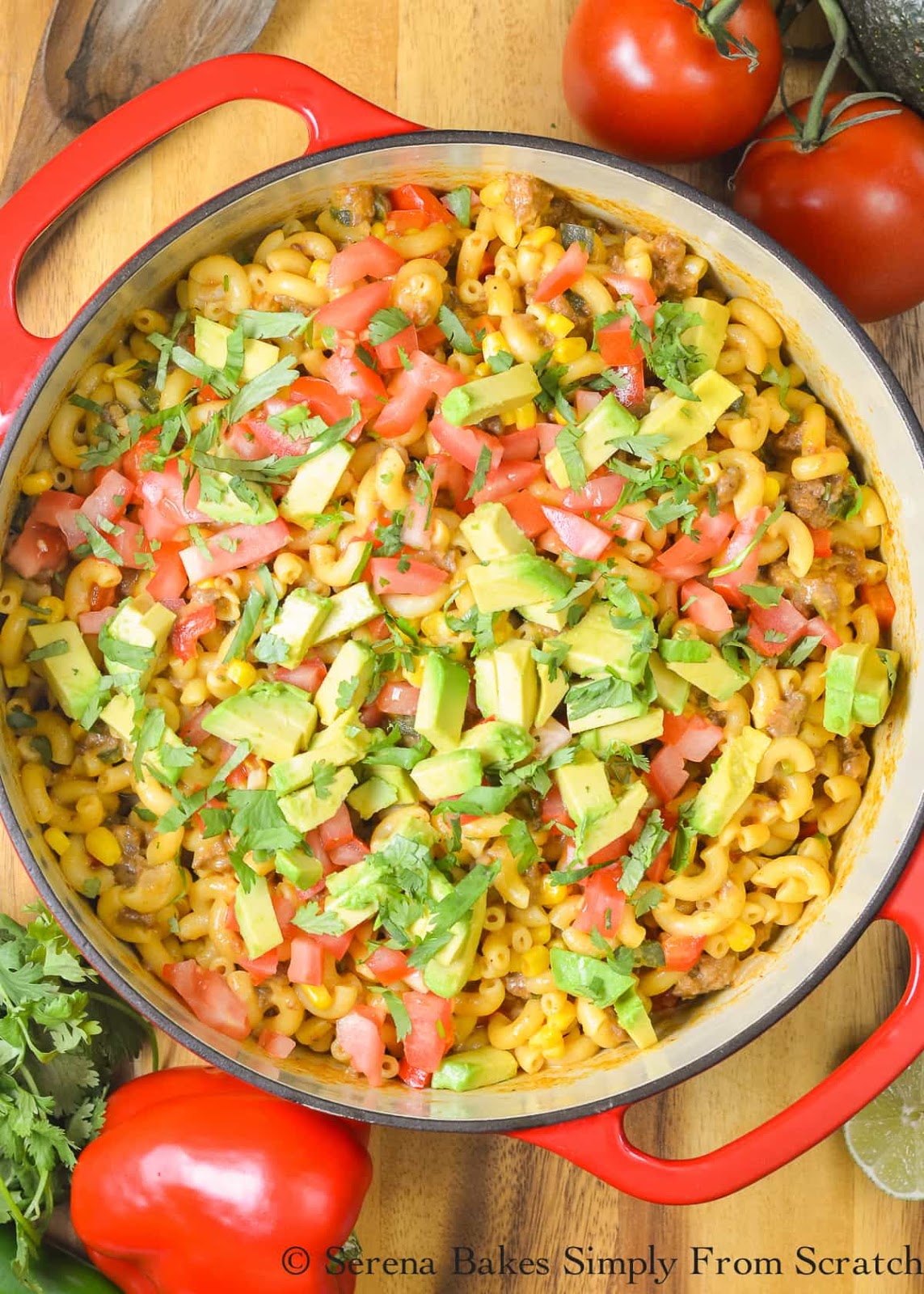 One Pot Taco Pasta Serena Bakes Simply From Scratch one-pot-taco-pasta-serena-bakes-simply-from-scratch