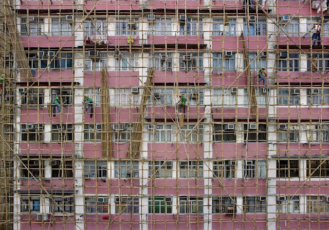densidad edificios hong kong