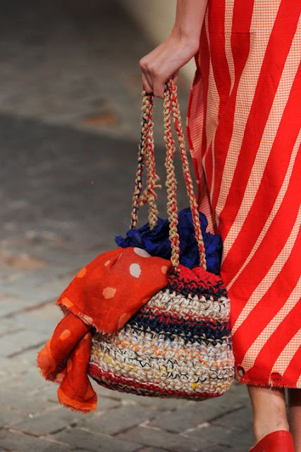 Crochet Bags & Shoes on the Runway