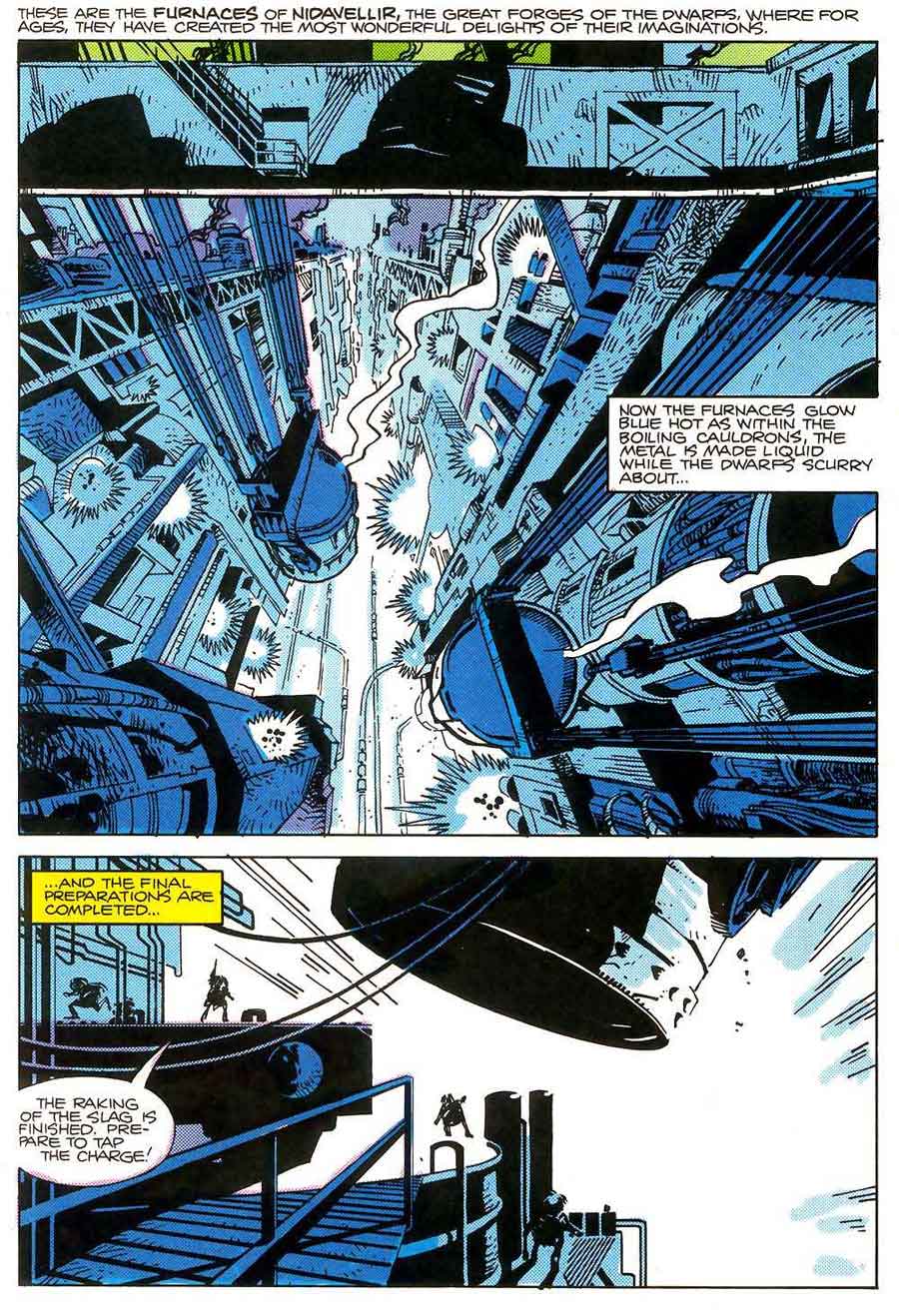 Walt Simonson 1980s marvel comic book page - Thor #339