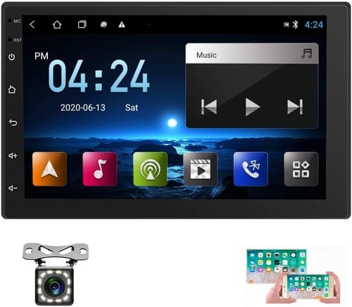 UNITOPSCI Android 10.0 Car Stereo Double Din GPS