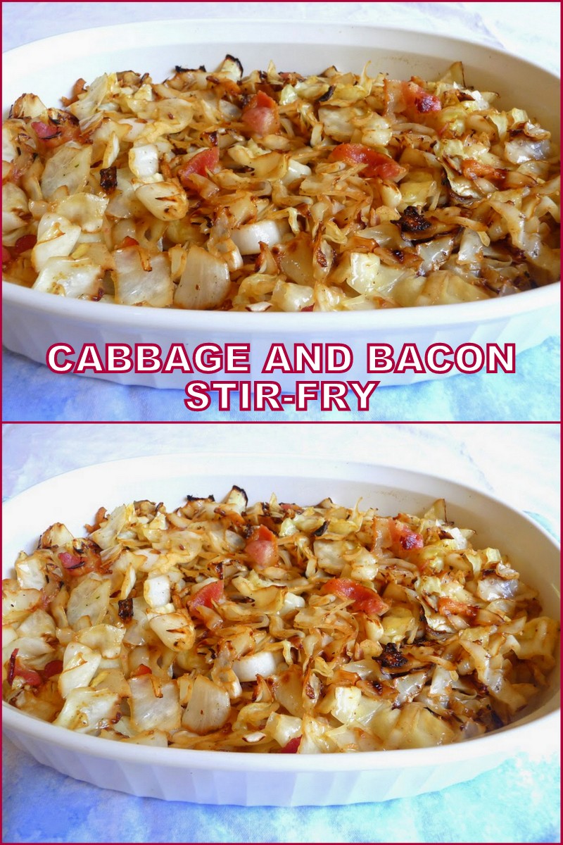 CABBAGE AND BACON STIR FRY