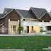 3200 sq-ft 4 bedroom sloping roof luxury villa