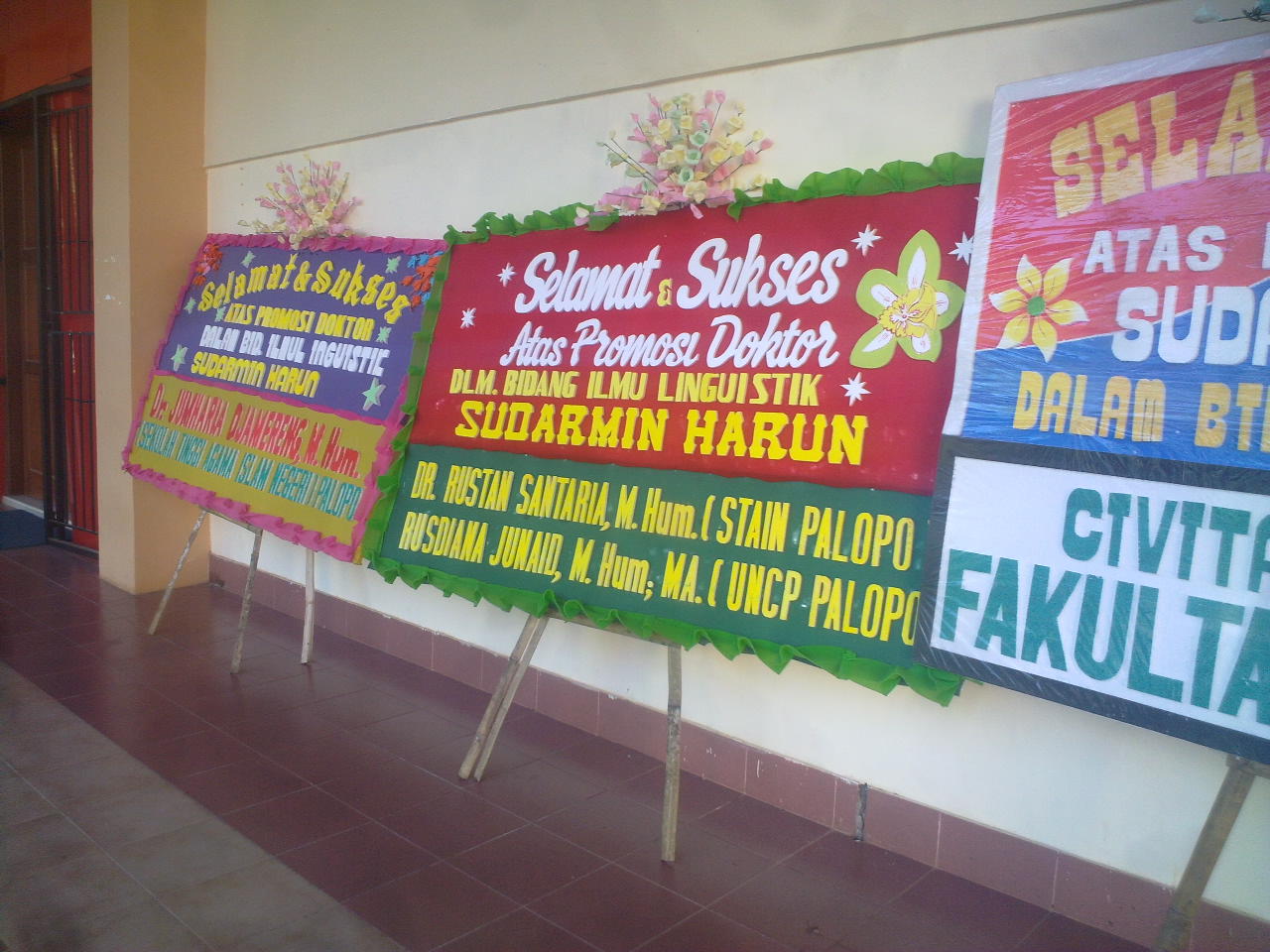 Prosesi Ujian Promosi Doktor DR.Sudarmin Harun | Goresan Pena