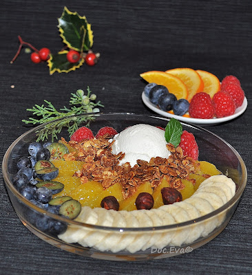 Müslibowl Müslibowl mit Orangen