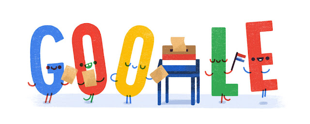 Doodle van de Nederlandse verkiezingen.