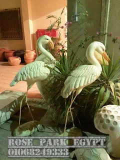 lux bird statues