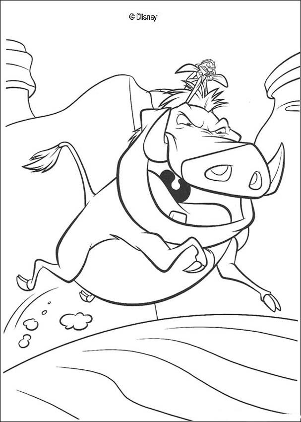 Kids Page: - The Lion King - ShenziBanzai And Ed Trio Of Coloring Pages