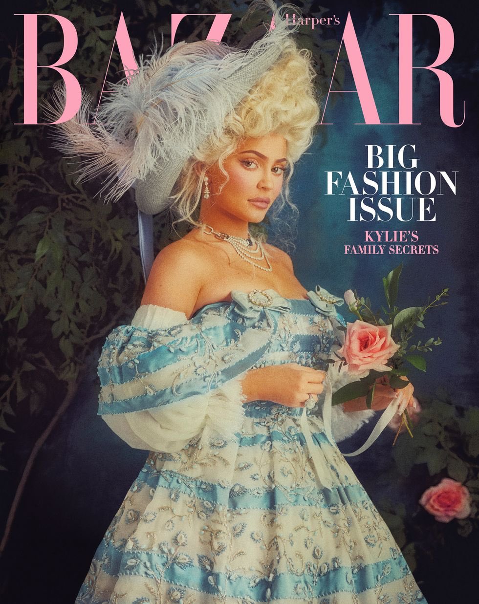 Kylie Jenner turns Marie Antoinette in the corporate world for Harper's