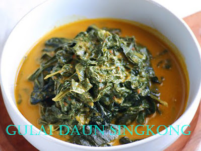 Masakan Gulai Daun Singkong Lezat