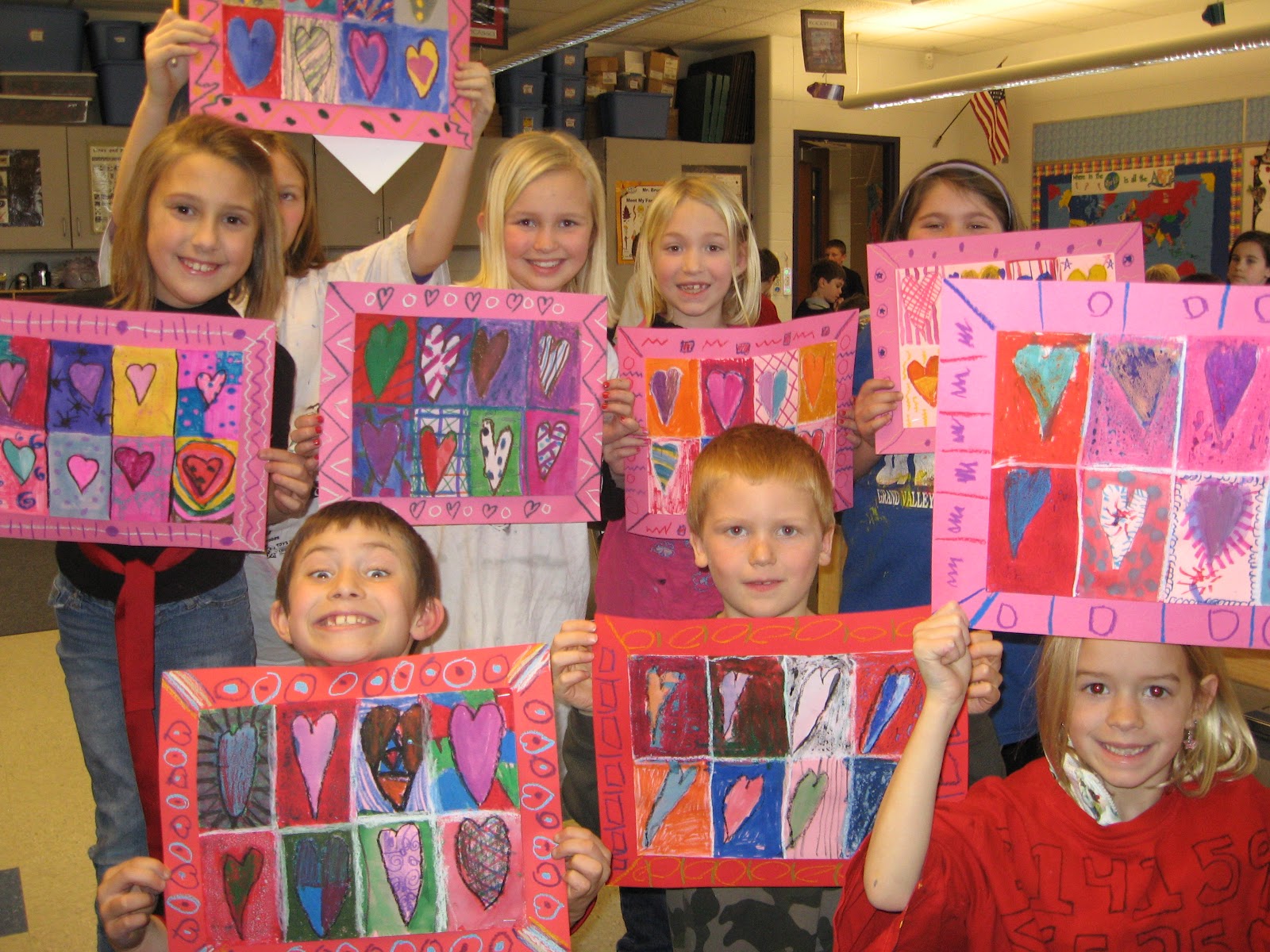 Jamestown Elementary Art Blog: 2nd grade Jim Dine Hearts