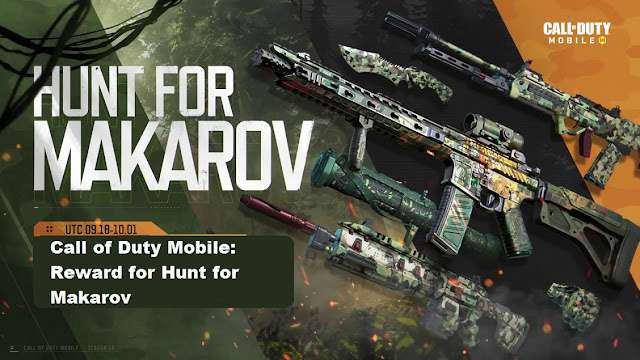 Call of Duty Mobile: Reward for Hunt for Makarov