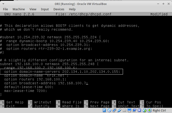 Tutorial konfigurasi DHCP server Debian ~ Rizal Muh Dani