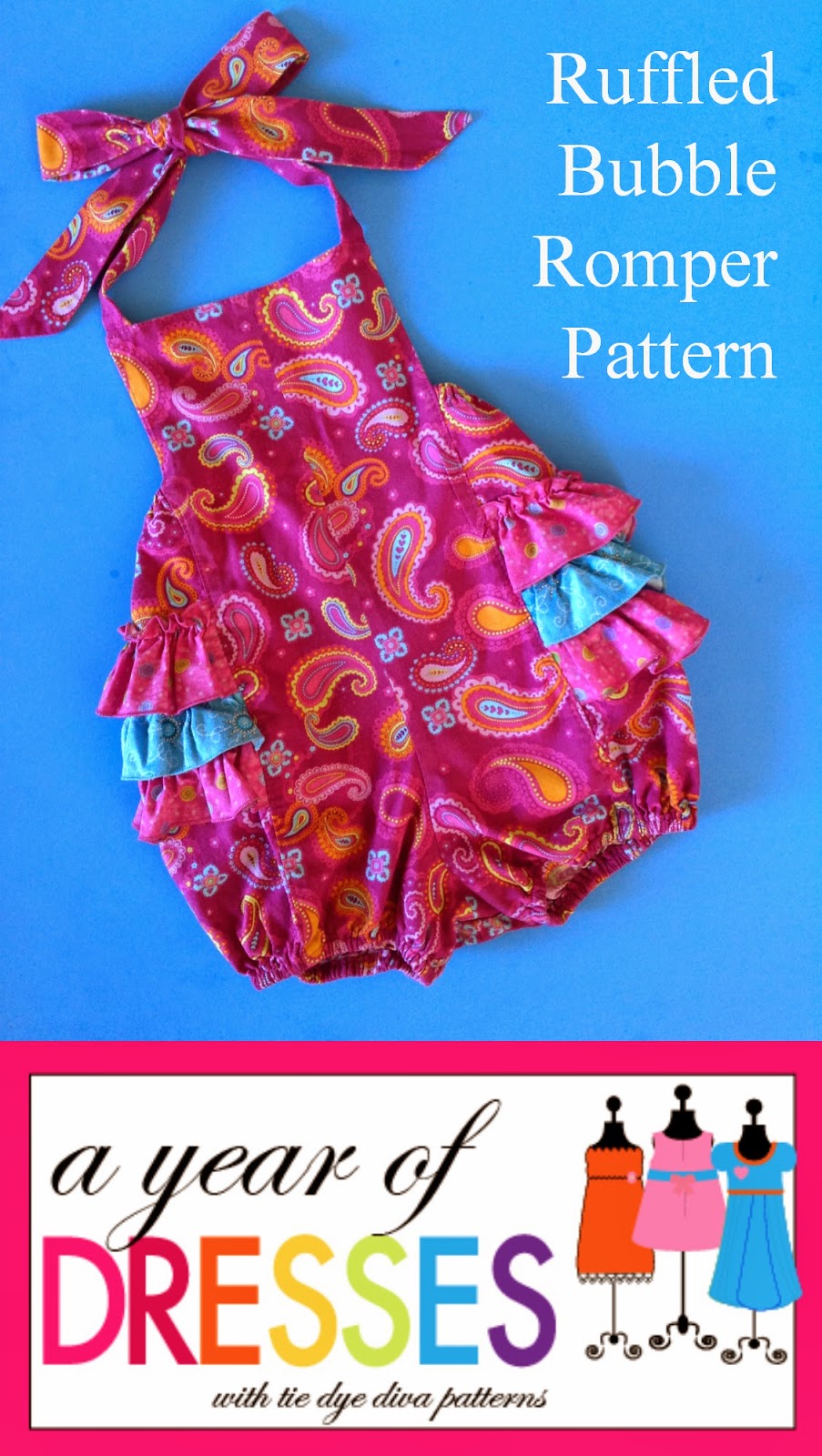 ruffle bubble romper