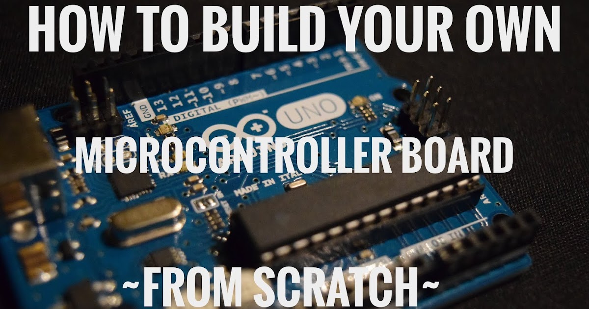 Electronics4you: How to build your own microcontroller board from scratch