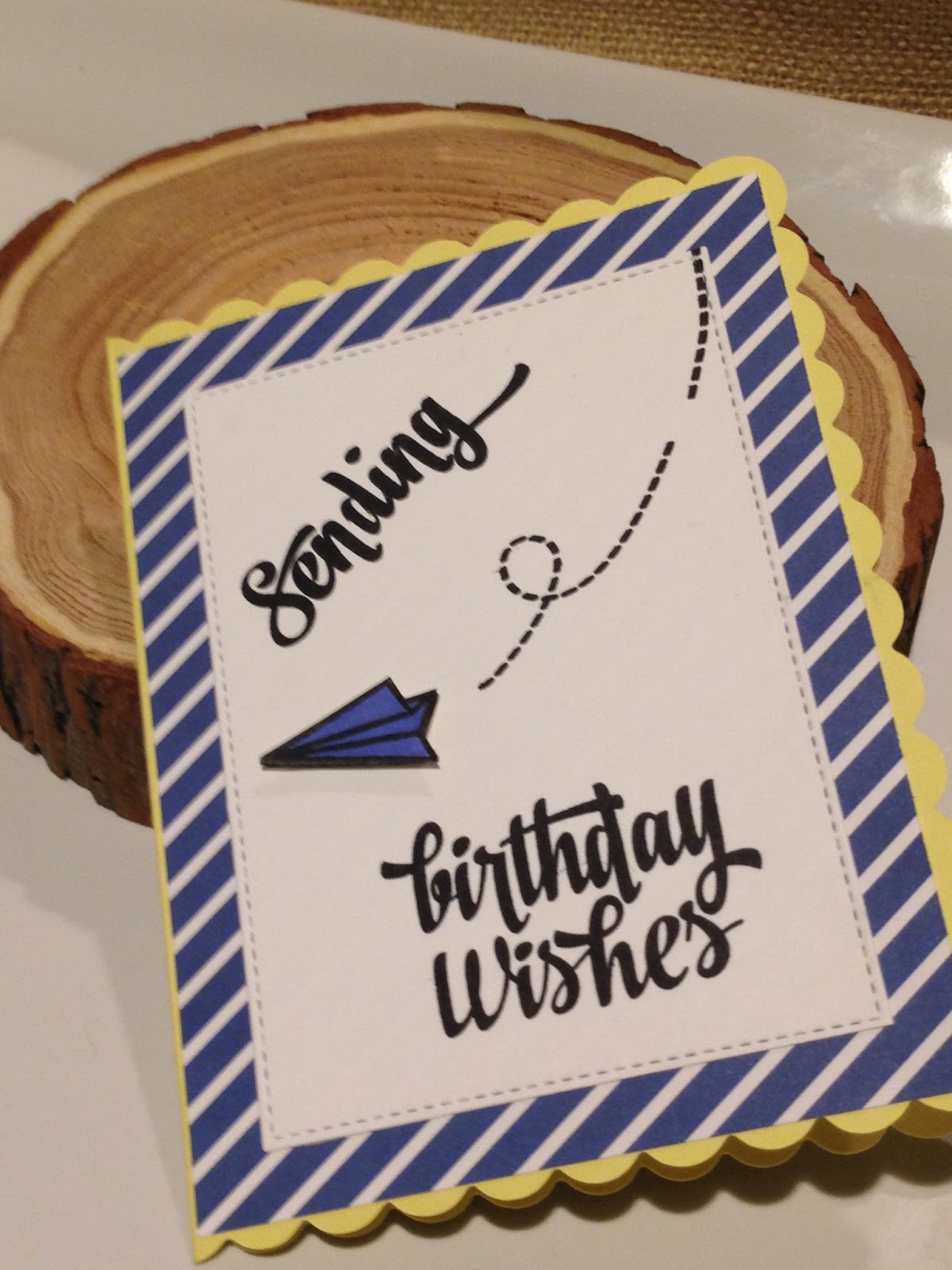 Card Happy... Sending Birthday Wishes