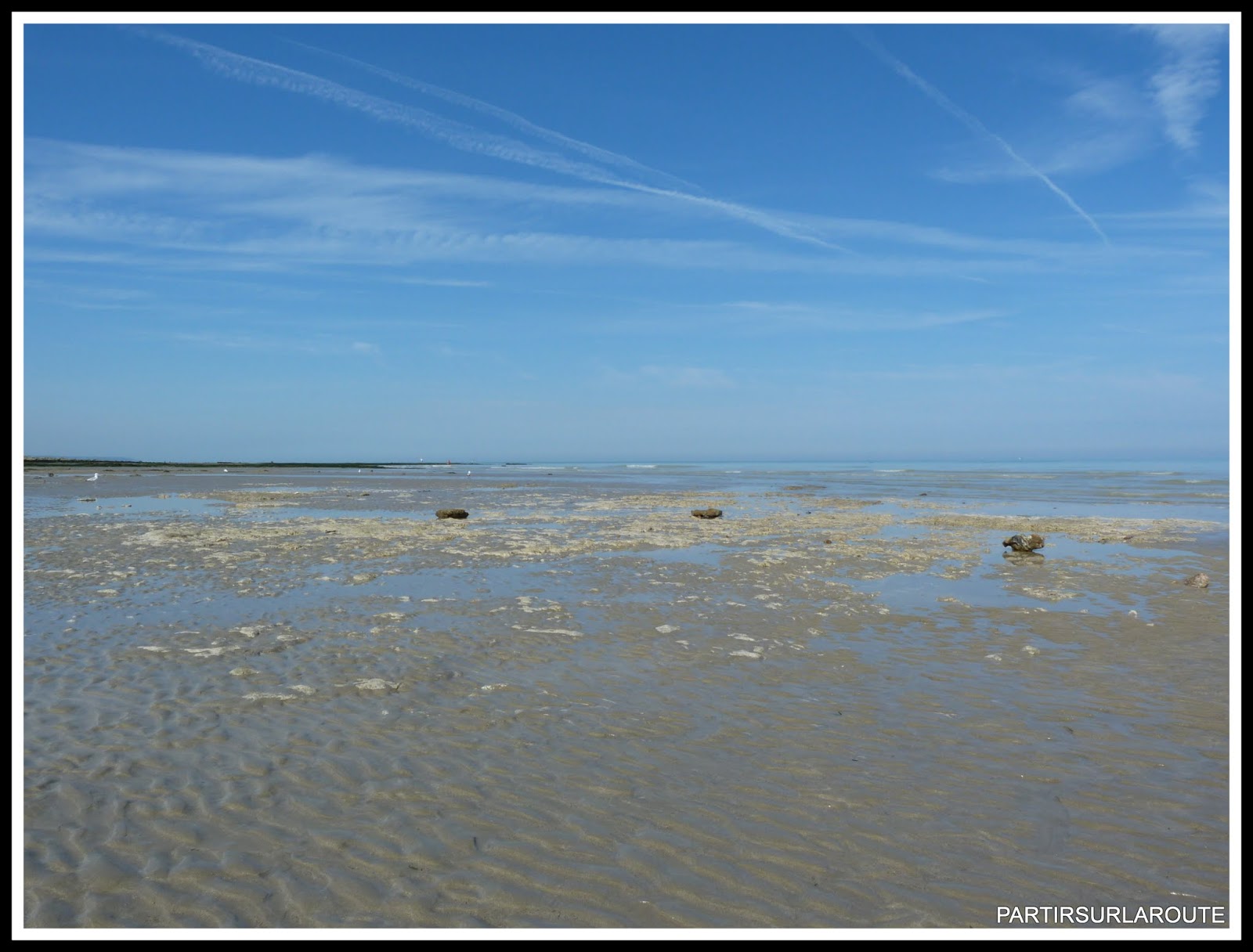 PARTIR SUR LA ROUTE 13 LA POINTE DU HOURDEL SAINT VALERY SUR SOMME