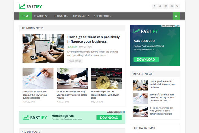 How To Install and Setup Fastify Blogger Template