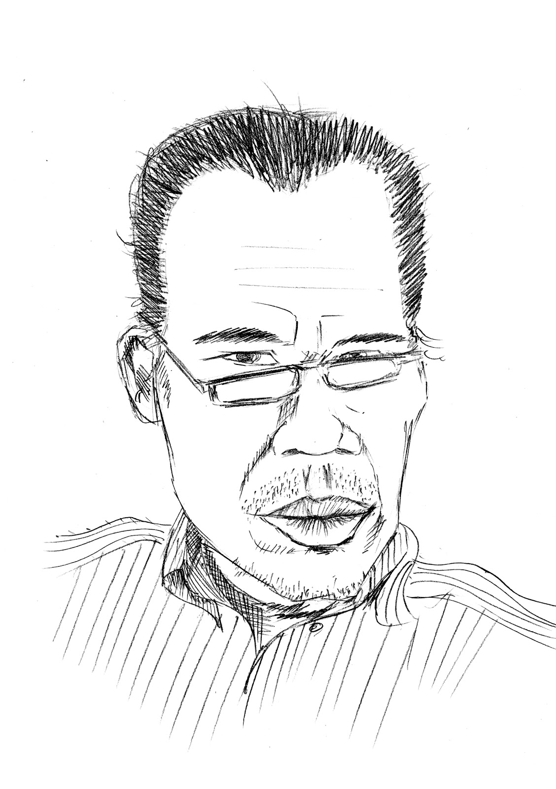 Gambar Sketsa Pria Tampan | Garlerisket