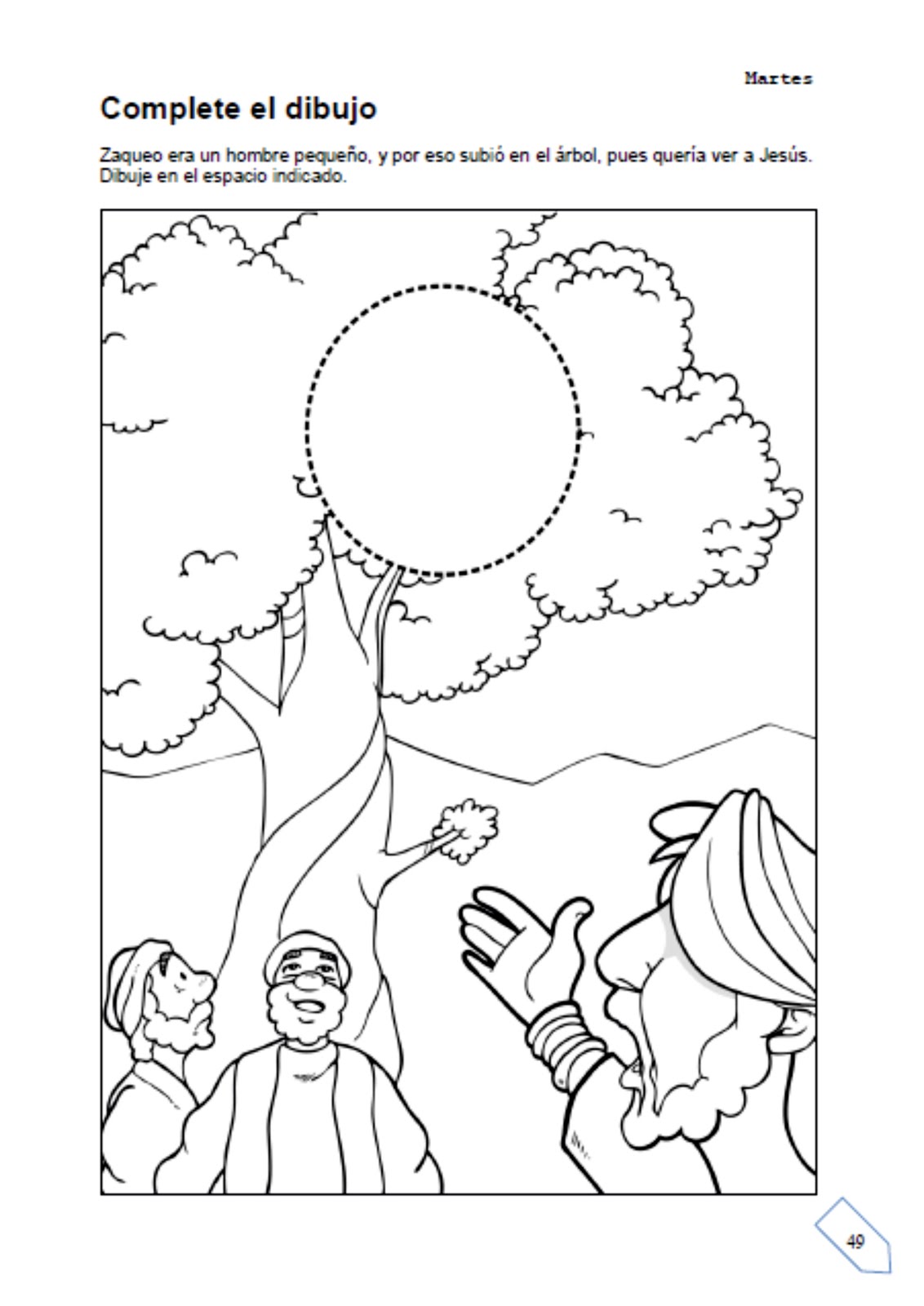 zaqueo coloring pages - photo #10