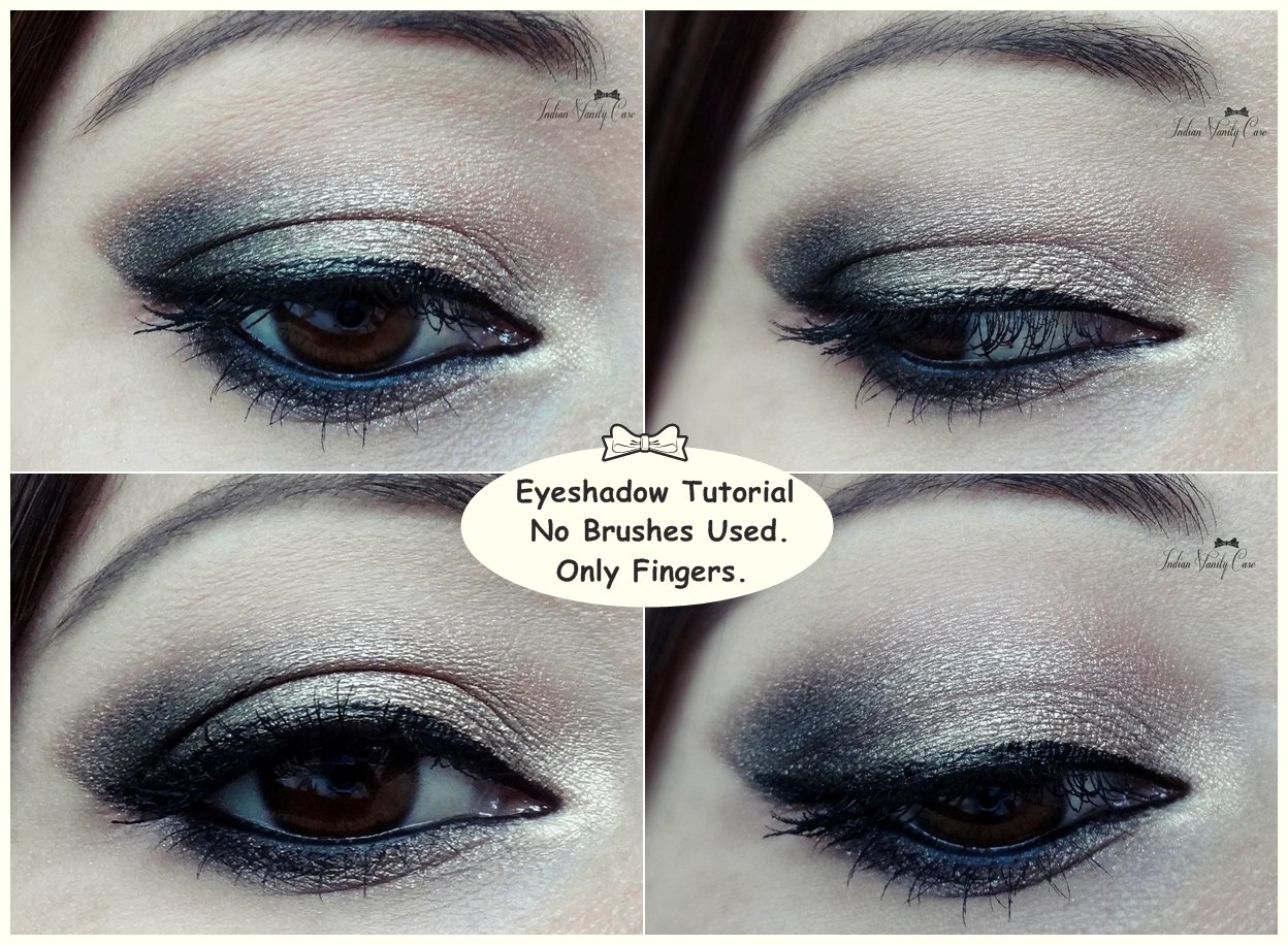 Indian Vanity Case Tutorial Eyeshadow Application Using Only Fingers