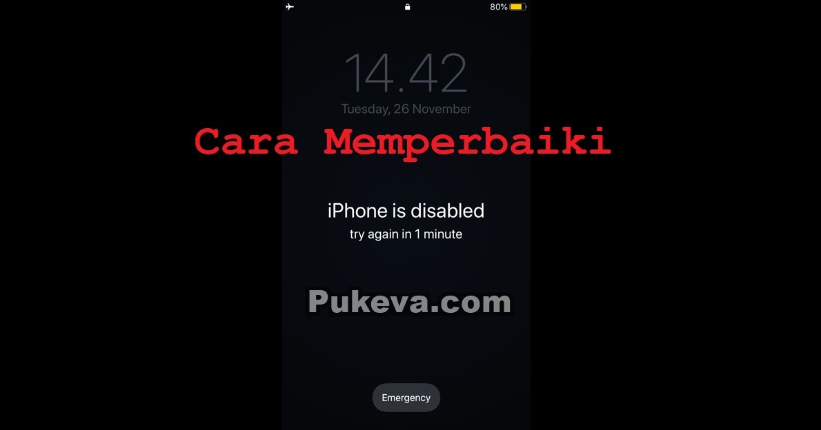 Cara Lengkap Mengatasi Iphone Is Disable Dengan Tanpa Itunes Pukeva