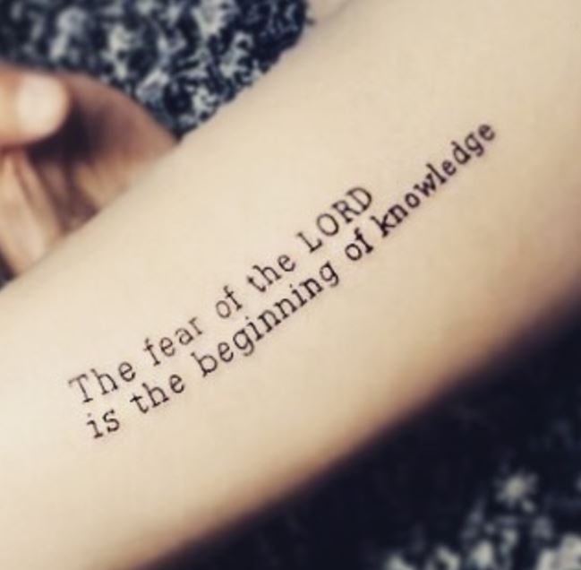 50+ Best Bible Verse Tattoos For Men (2019) Religious Quotes Tattoo