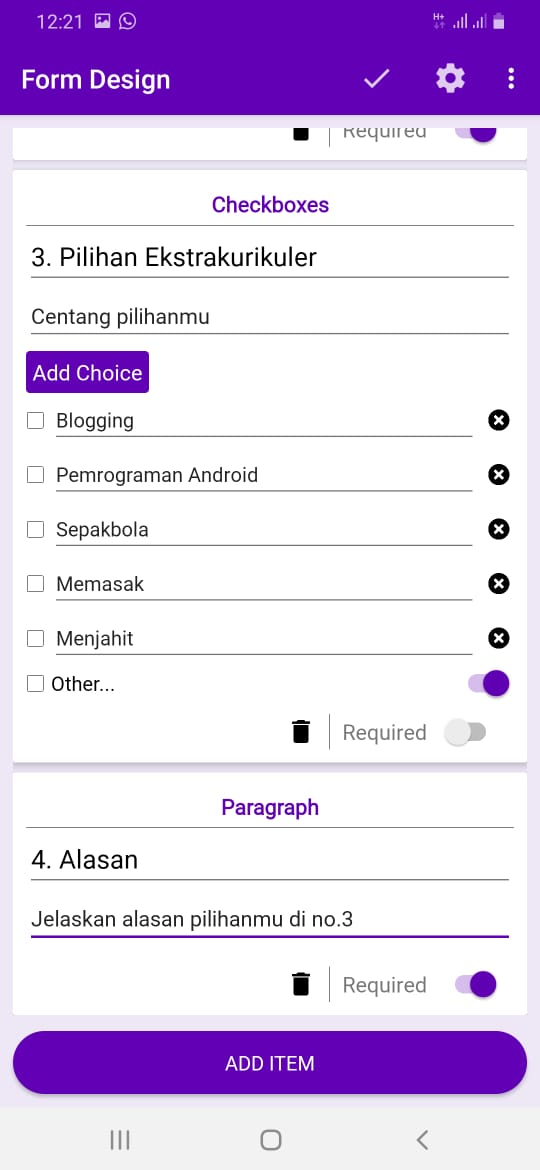 Cara pakai google form