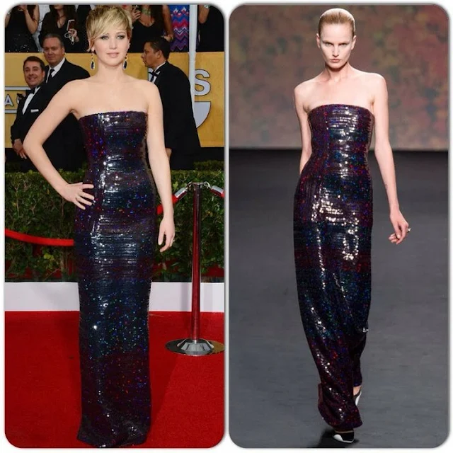 Jennifer Lawrence in Christian Dior Couture – 2014 SAG Awards 