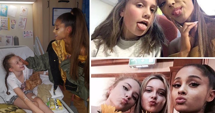 Ariana Grande visits Manchester victims in hospital - Ari Day and Night