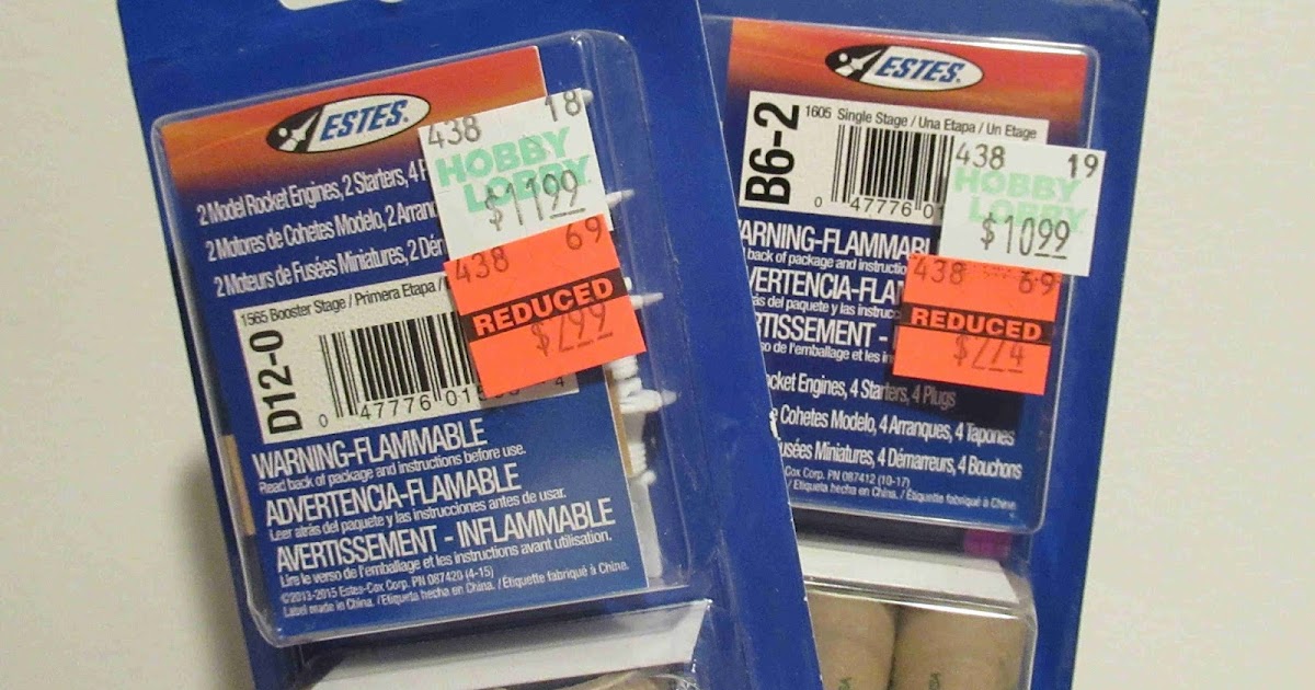 Model Rocket Building Hobby Lobby Clearance Panic?
