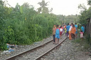 Dua IRT Tersambar Kereta Api di Pematang Siantar, Seorang Tewas