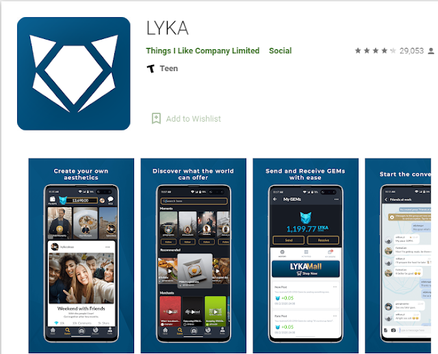 LYKA App Safe or Not How to Use LYKA Gems LYKA GEMS FOR PAYMENT IN