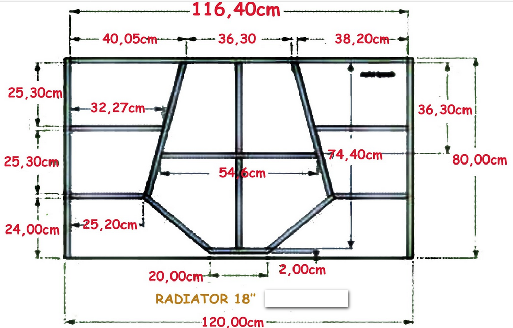 ukuran box planar 18 inch