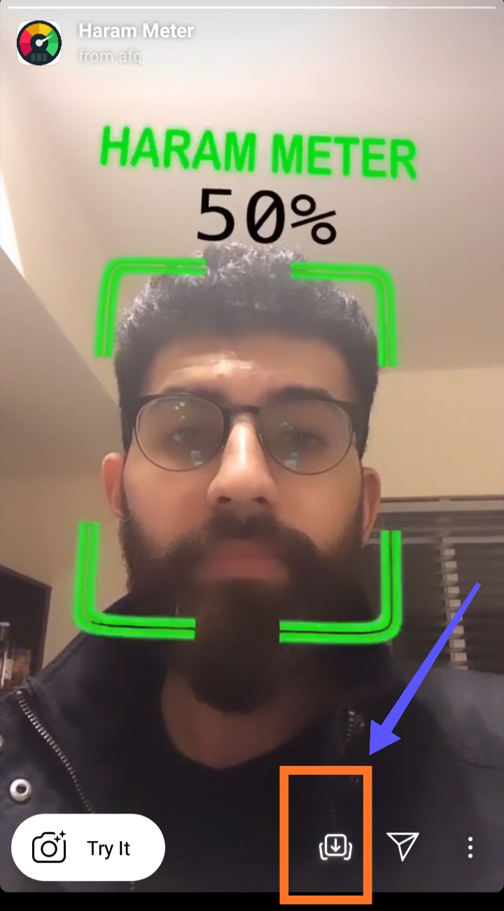 Haram Meter Instagram How to get and use the Haram Meter Filter
