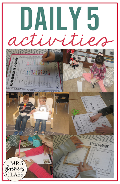 DAILY 5 Ideas and Activities for Second Grade