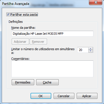 Partilha Avançada Partilha Avançada