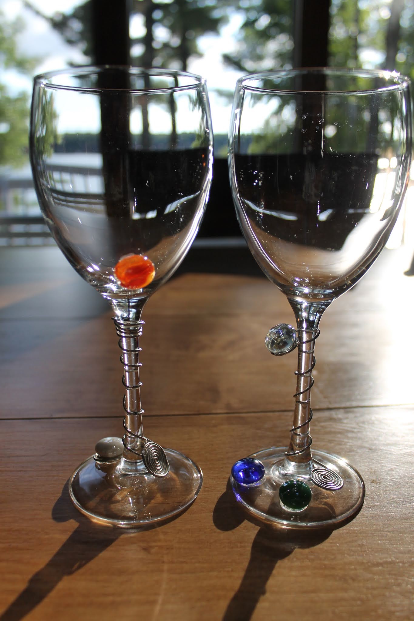 Romantic Interludes DYI Fancy Wine Glasses