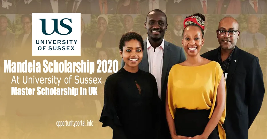 University of Sussex Mandela Scholarship 2021 for South African Students