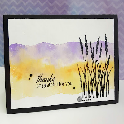 CAS card, Quick card, silhoutte stamping, Technique card, water colouring, distress inks, quillish, cards by ishani, make a quick card, thankyou card, so grateful